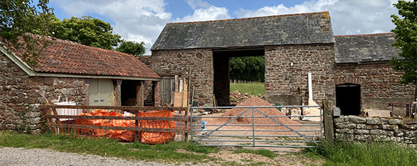 Barn conversion in the Wye Valley